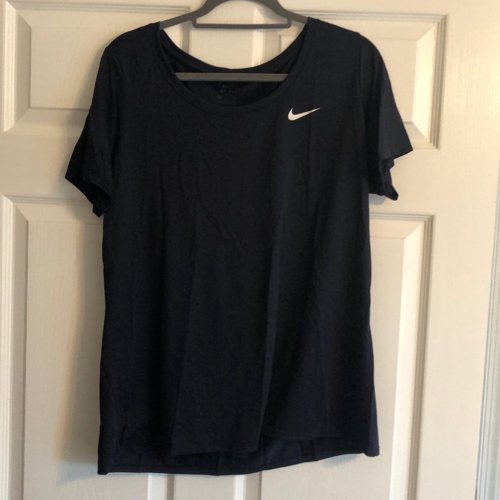 Nike Womens Dri Fit T-shirt Navy